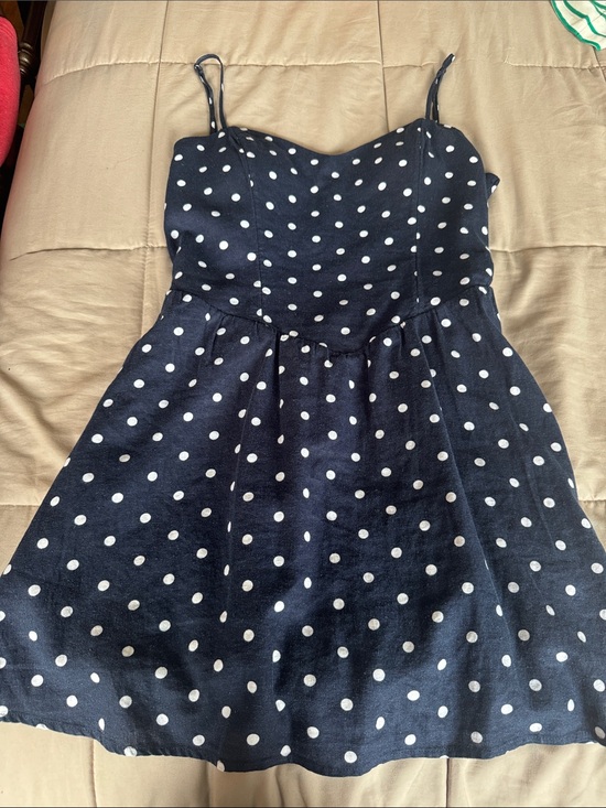 Hollister Dresses & Skirts - Hollister Navy Polka Dot Sundress